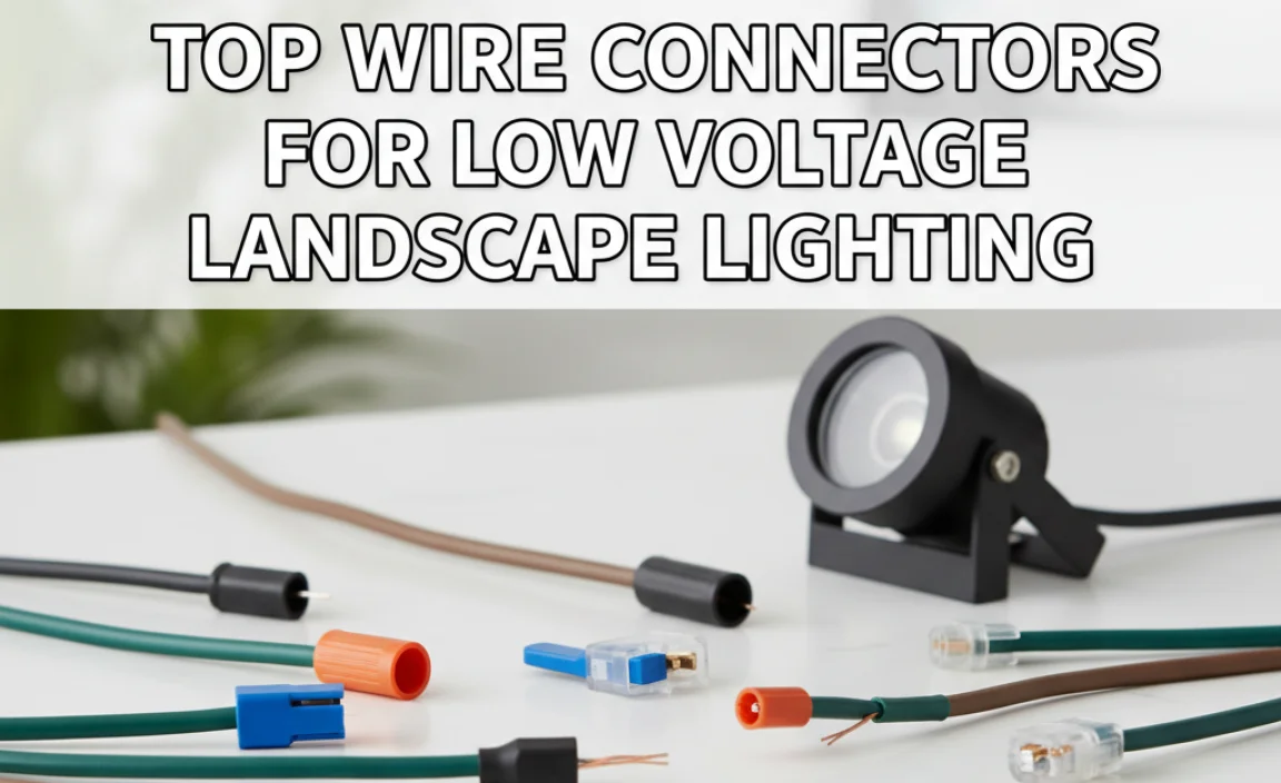 Top Wire Connectors For Low Voltage Landscape Lighting