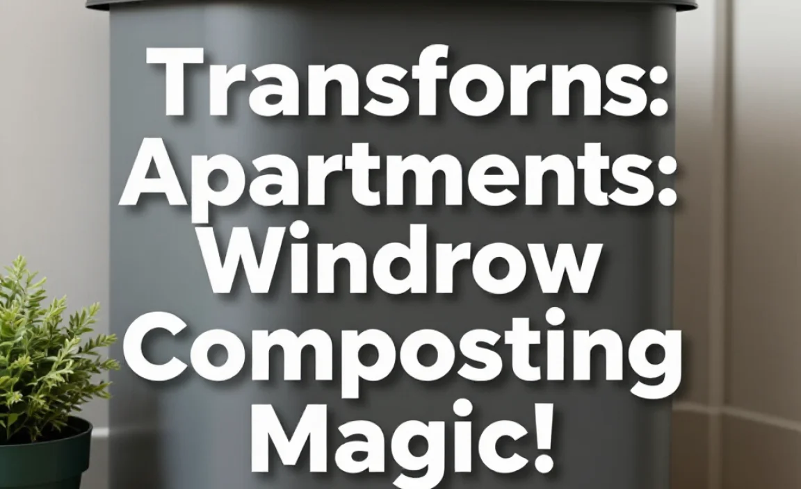 Transform Apartments: Windrow Composting Magic!