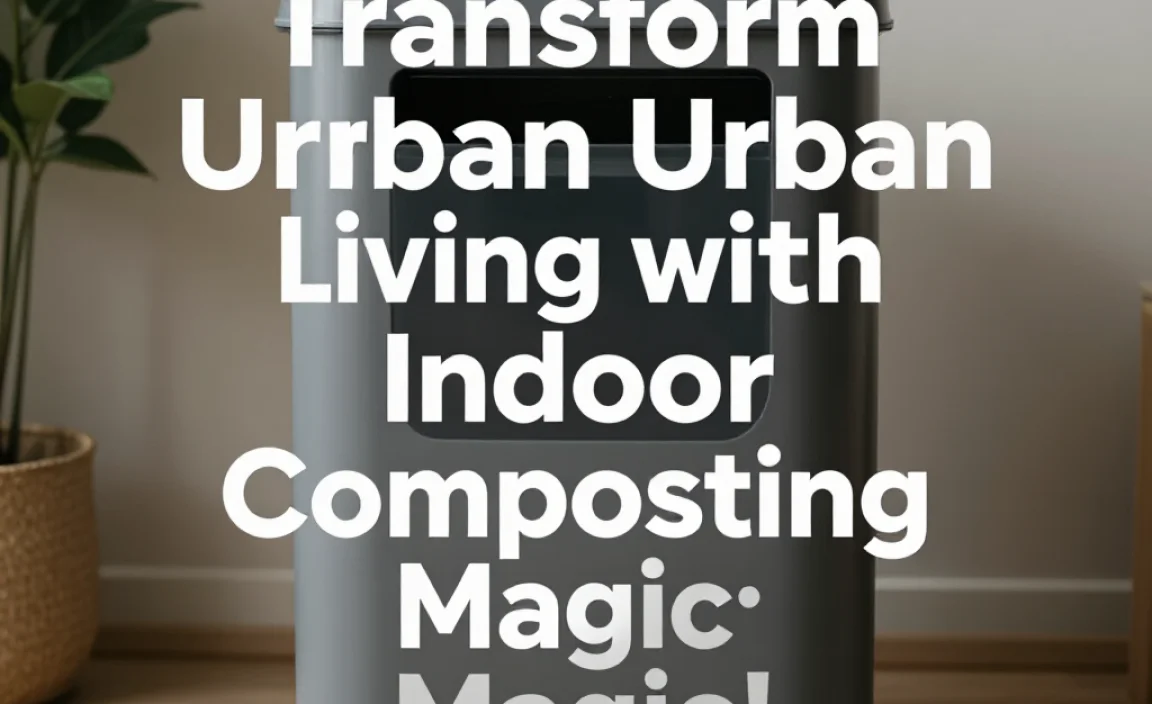 Transform Urban Living with Indoor Composting Magic!