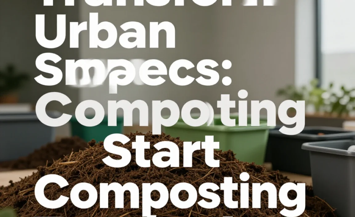 Transform Urban Spaces: Start Composting Today!