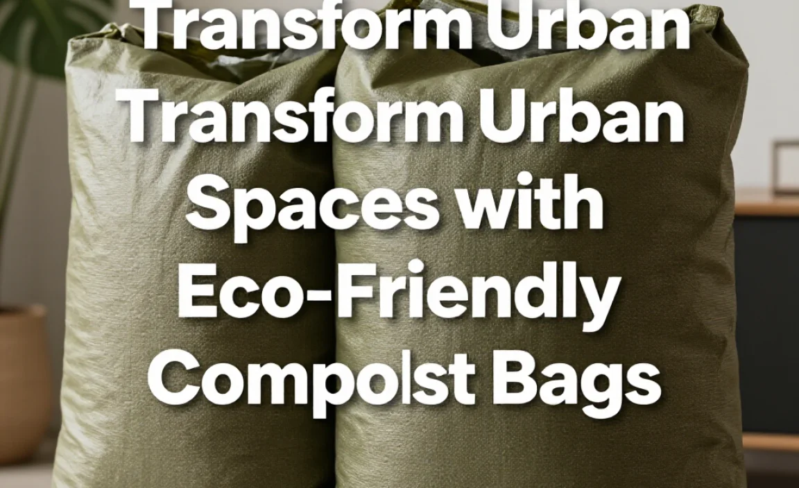 Transform Urban Spaces with Eco-Friendly Compost Bags