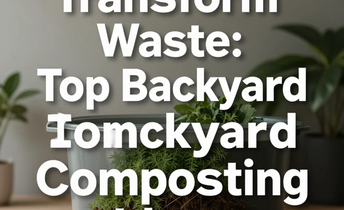 Transform Waste: Top Backyard Composting Ideas