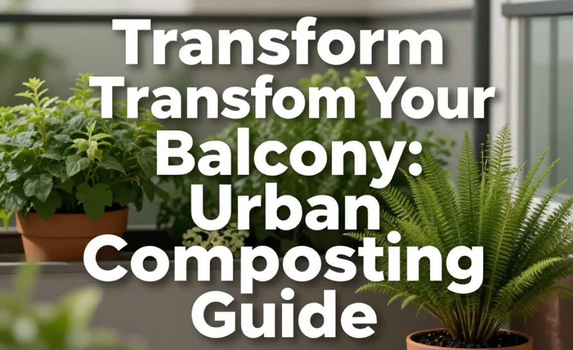 Transform Your Balcony: Urban Composting Guide