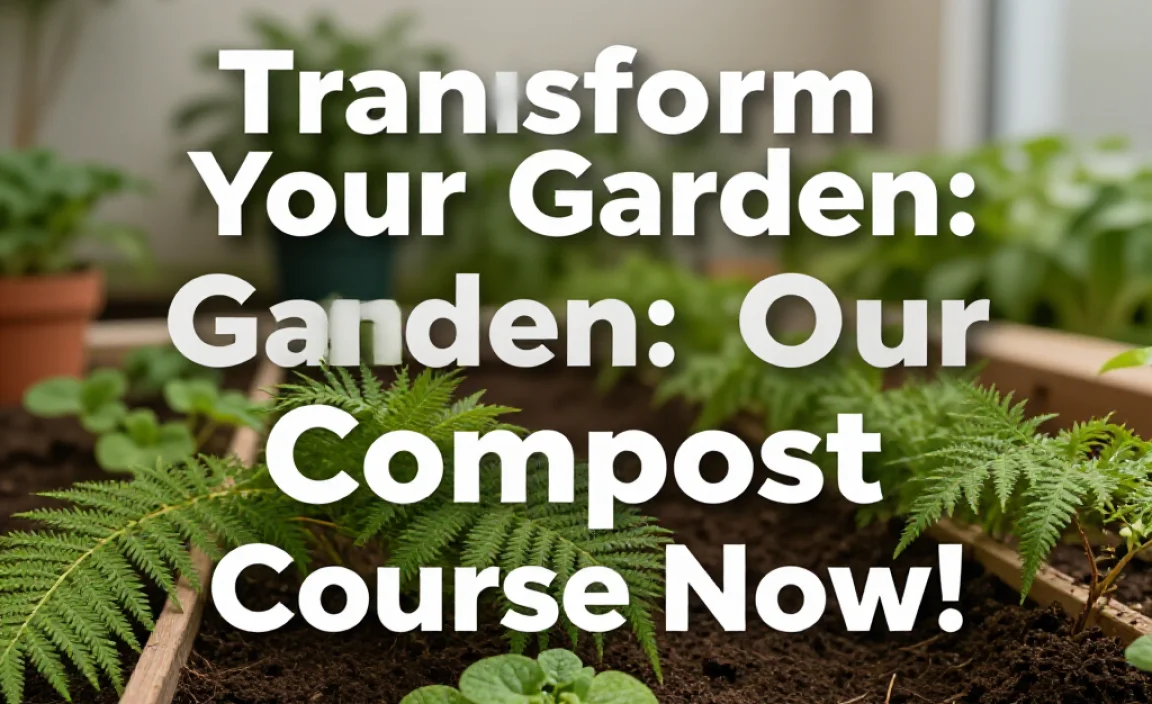 Transform Your Garden: Join Our Compost Course Now!
