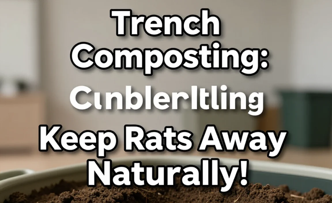 Trench Composting: Keep Rats Away Naturally!