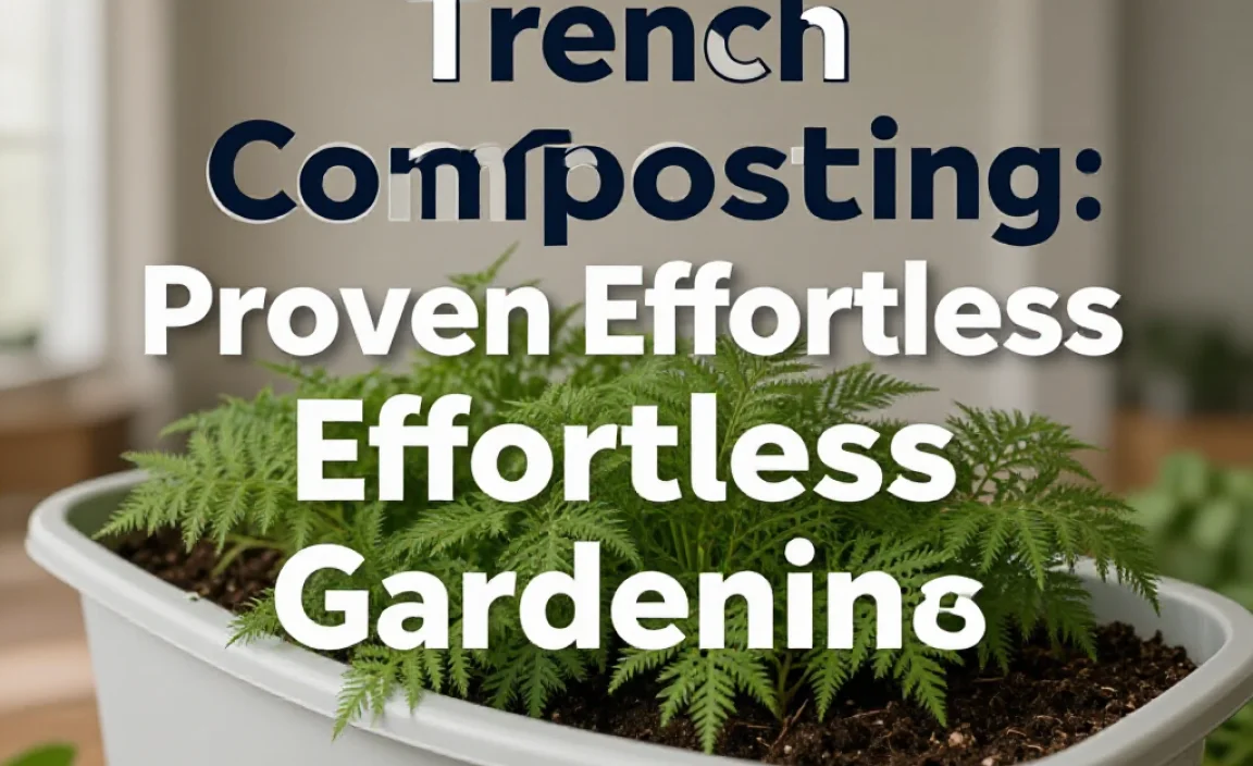 Trench Composting: Proven Effortless Gardening
