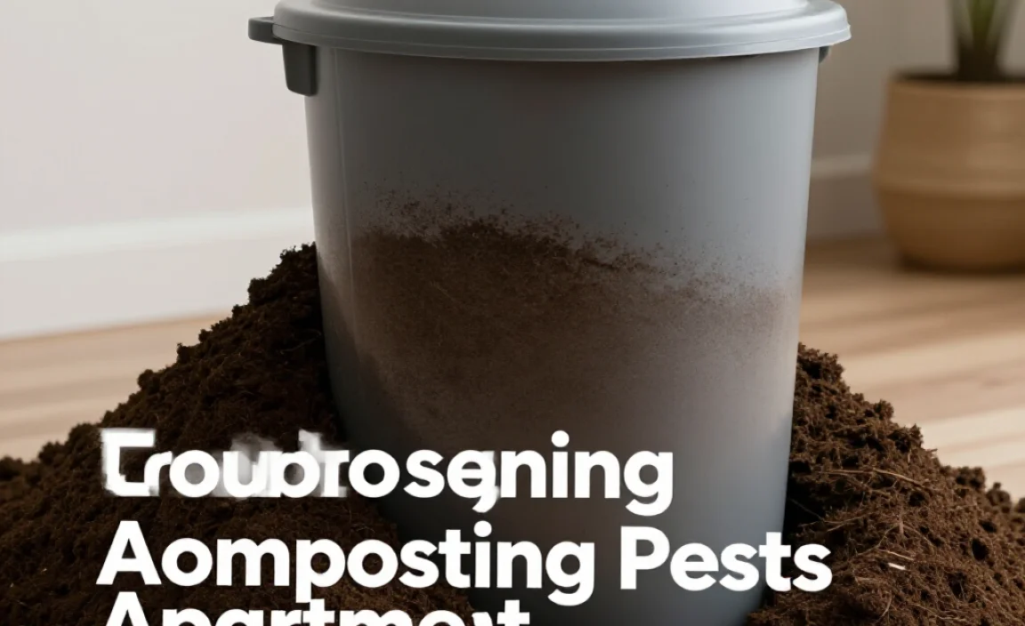 Troubleshooting Common Apartment Composting Pests