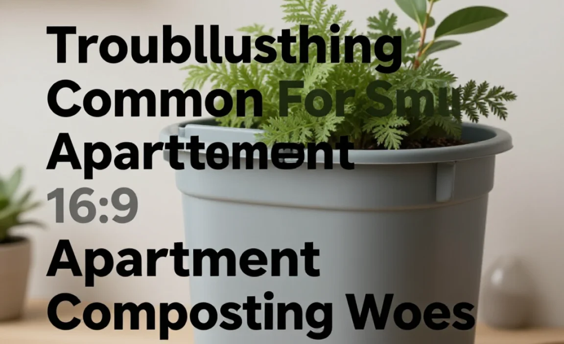 Troubleshooting Common Apartment Composting Woes