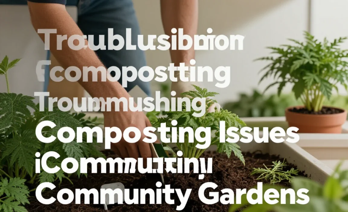 Troubleshooting Common Composting Issues in Community Gardens