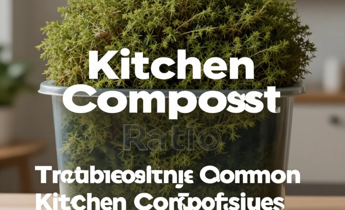 Troubleshooting Common Kitchen Compost Issues with the Ratio