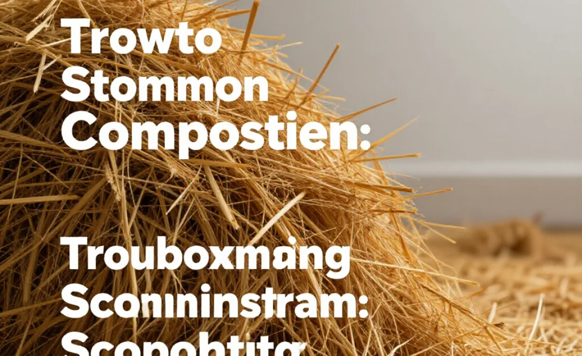 Troubleshooting Common Straw Composting Issues