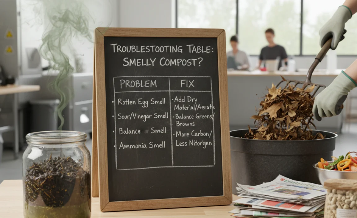 Troubleshooting Table: Smelly Compost?