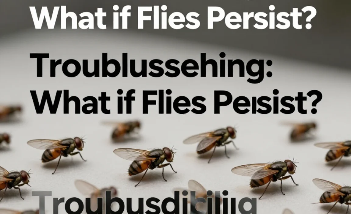Troubleshooting: What if Flies Persist?