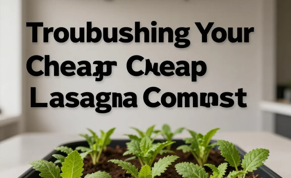 Troubleshooting Your Cheap Lasagna Compost