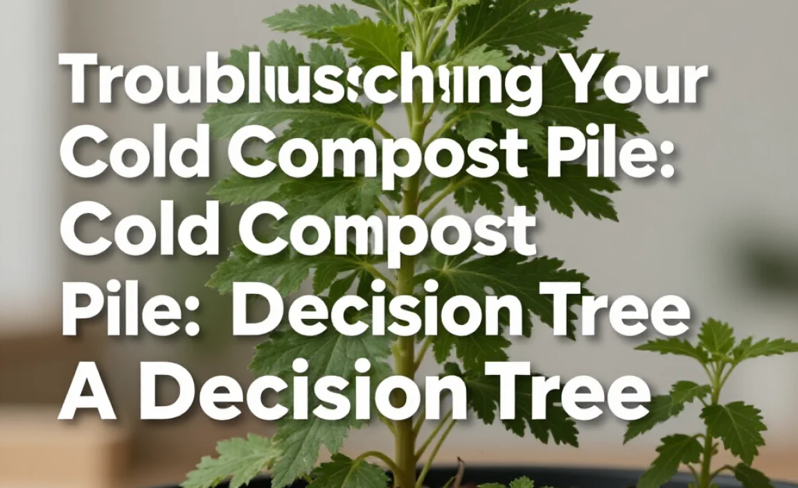 Troubleshooting Your Cold Compost Pile: A Decision Tree