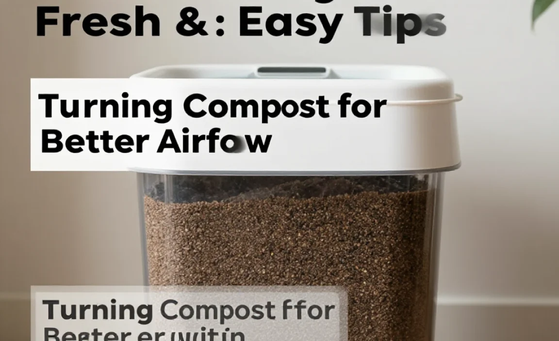 Turning Compost for Better Airflow