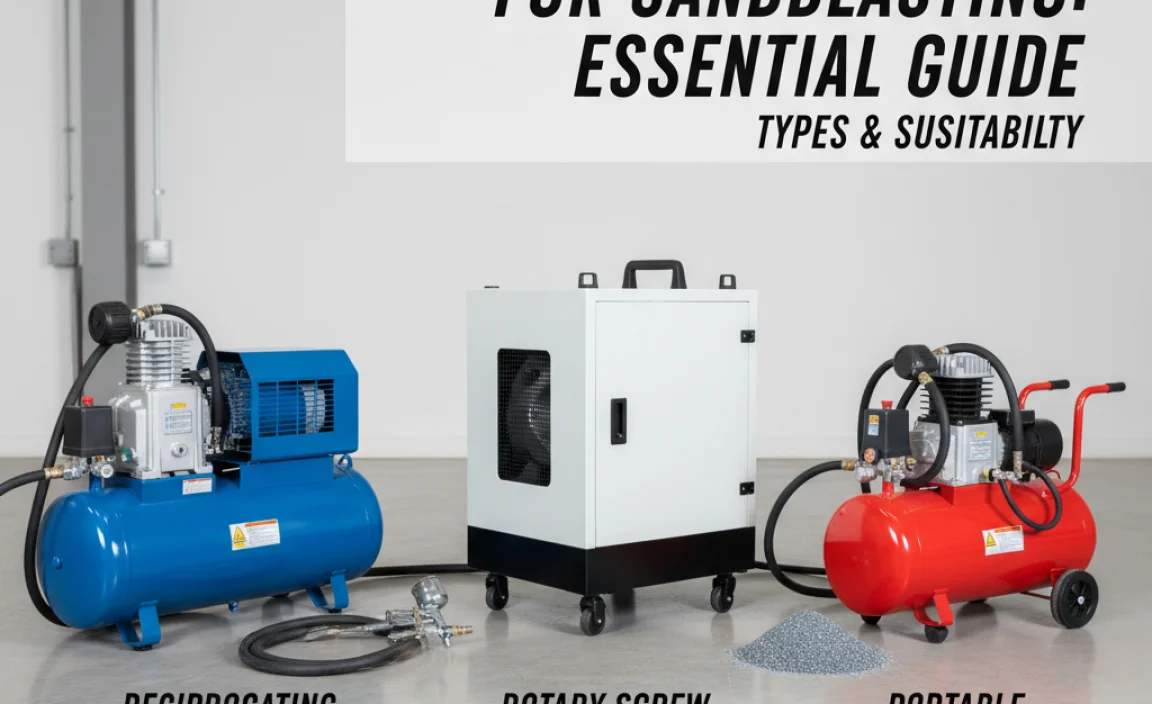 Types of Air Compressors and Their Sandblasting Suitability
