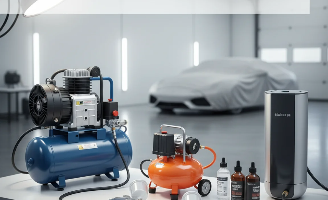 Types of Air Compressors Suitable for Ceramic Coating