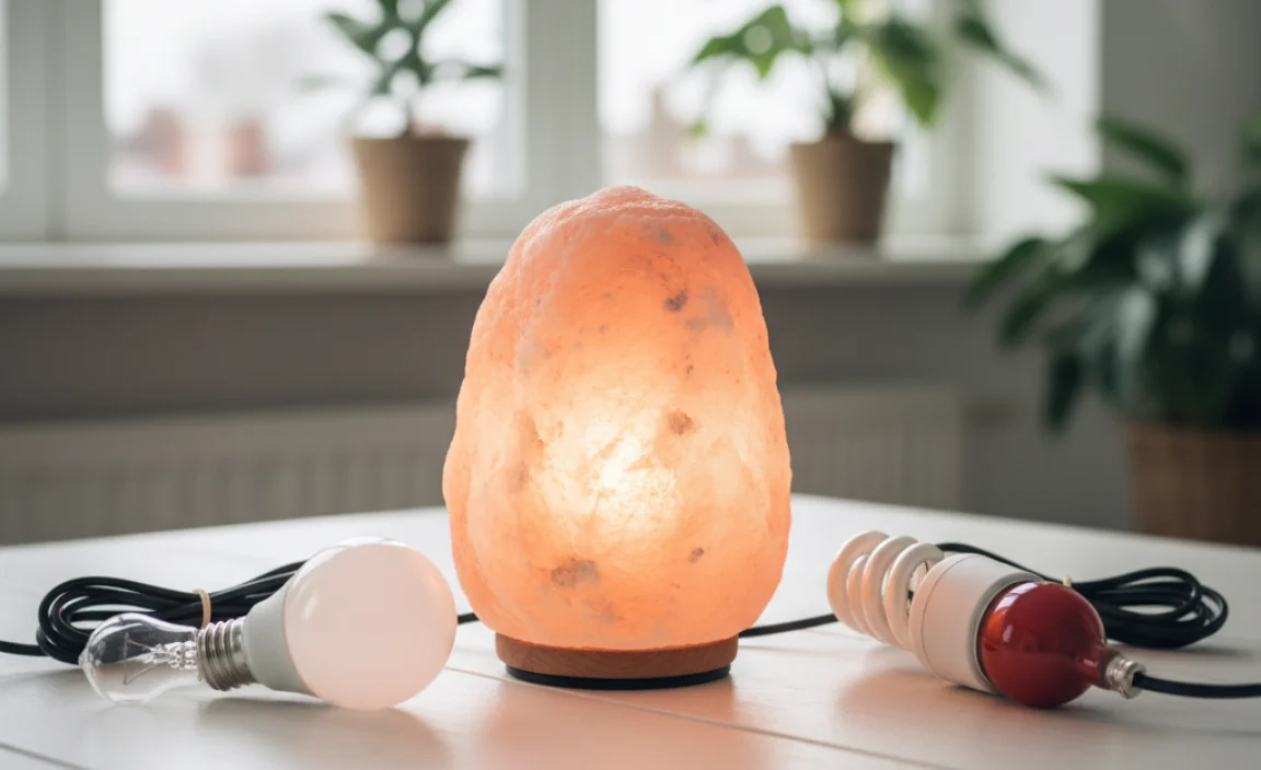 Types of Bulbs Suitable for Salt Lamps
