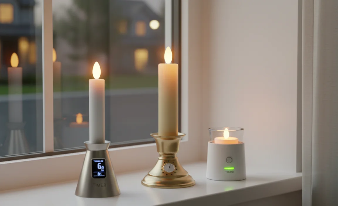 Types of Candle Lights with Timers