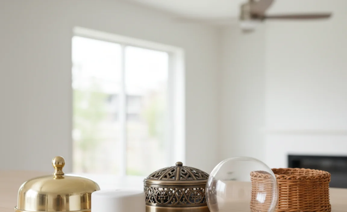 Types of Caps for Ceiling Fans