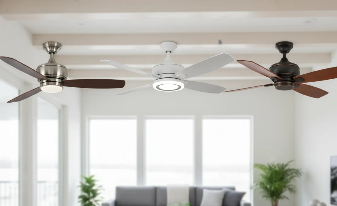 Types of Ceiling Fans Suitable for 8 Foot Ceilings