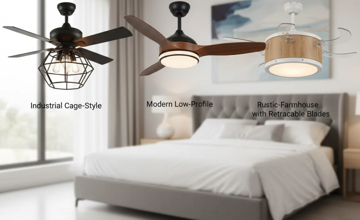 Types of Ceiling Fans with Lights