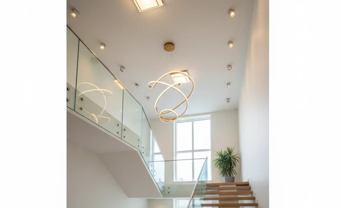 Types of Ceiling Lights Suitable for Stairwells