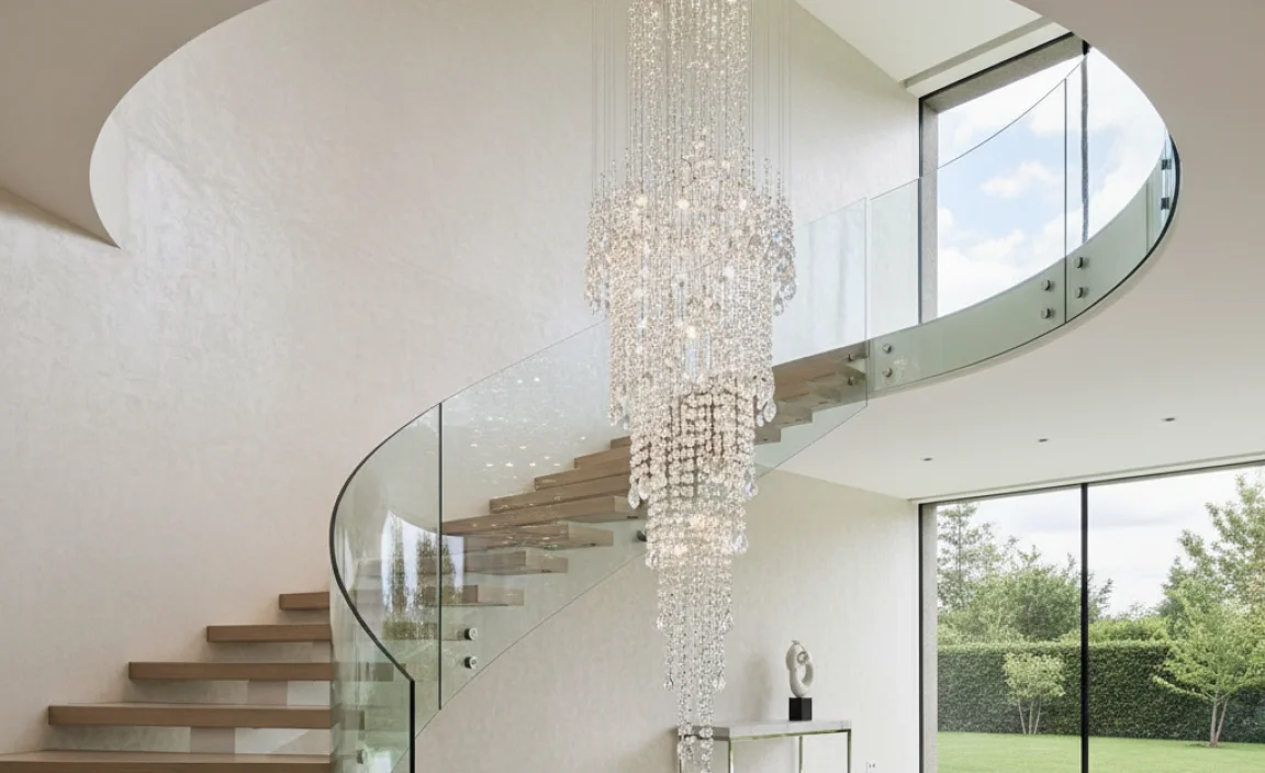Types of Chandeliers Suitable for Staircases