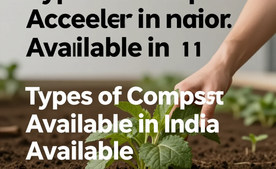 Types of Compost Accelerators Available in India