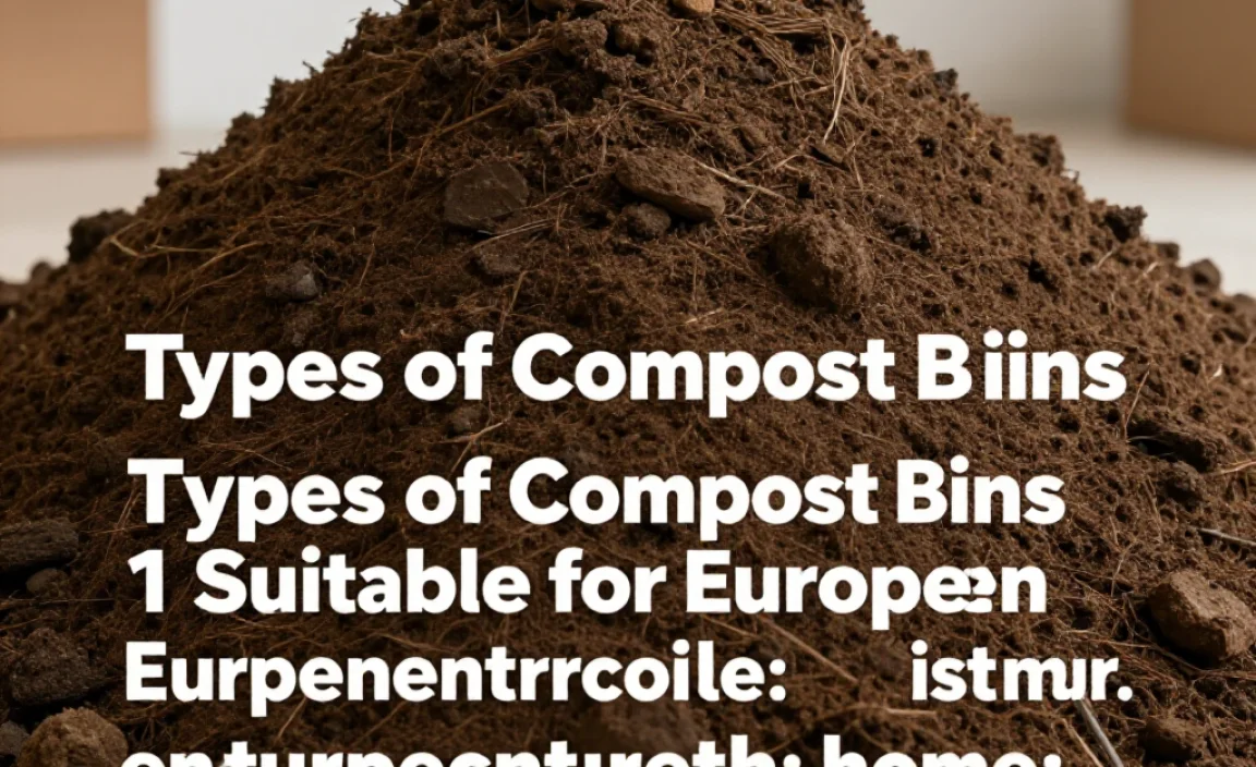 Types of Compost Bins Suitable for European Homes