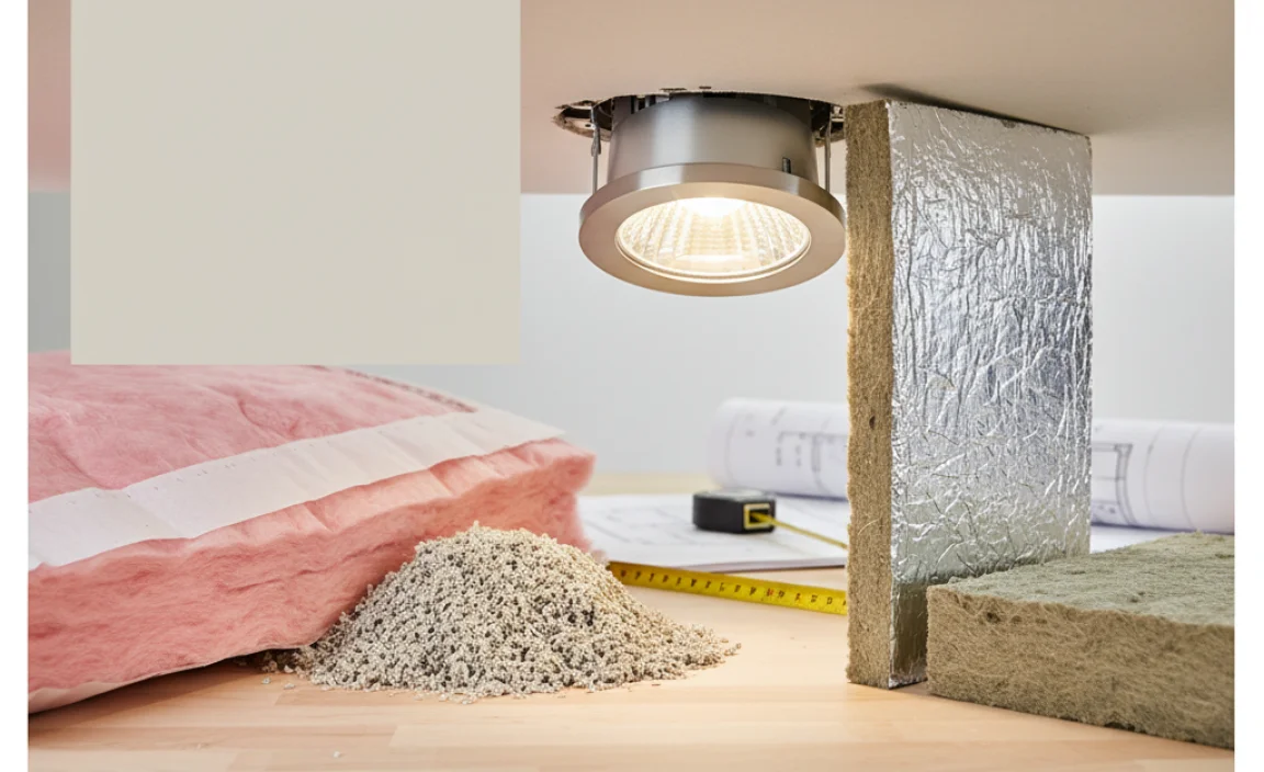 Types of Insulation Suitable for Recessed Lighting