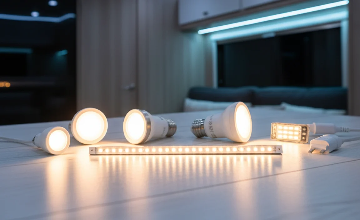 Types of LED Light Bulbs for RVs