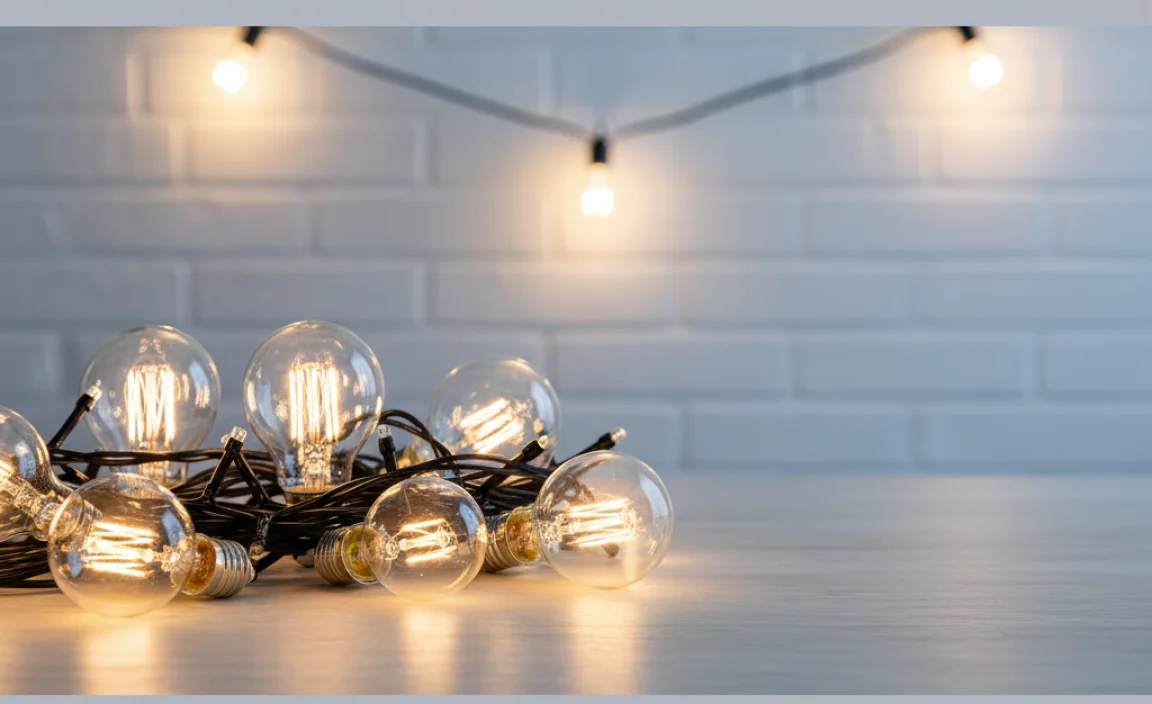 Types of LED Light Bulbs Suitable for String Lights