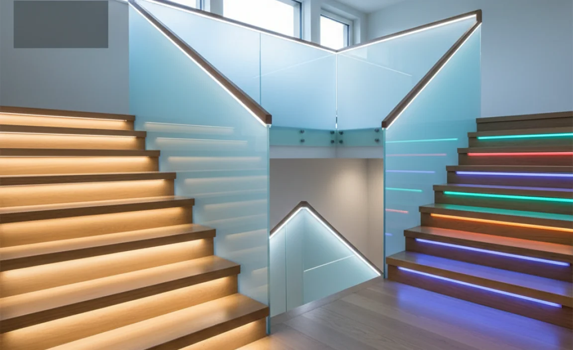 Types of LED Strip Lights for Stair Applications