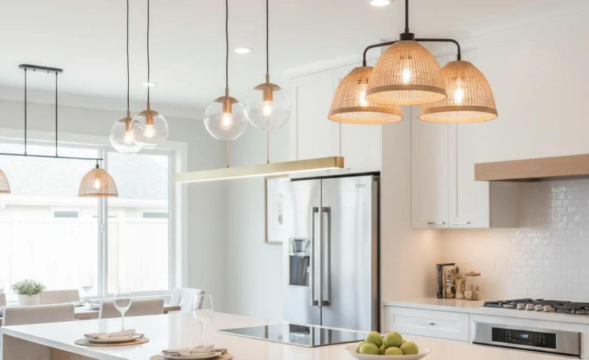 Types of Light Fixtures Suitable for Kitchen Islands