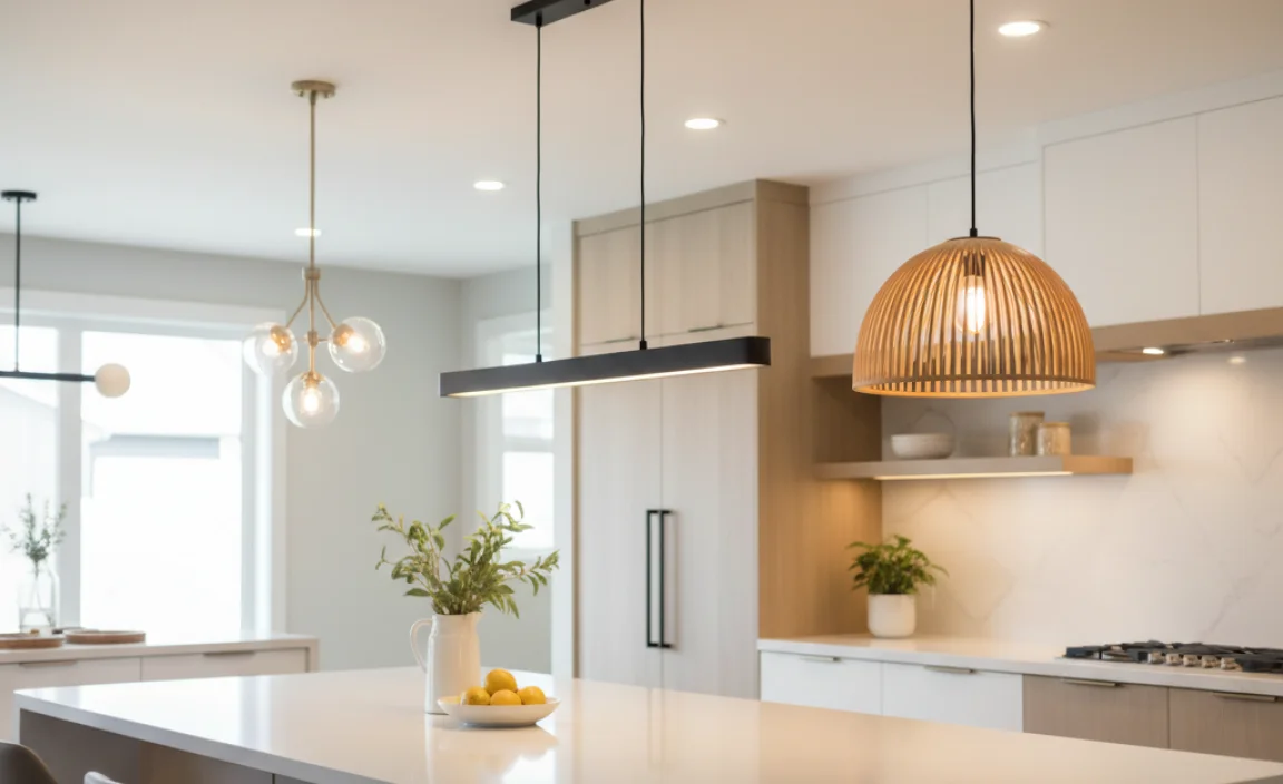 Types of Lighting Fixtures for Kitchen Islands