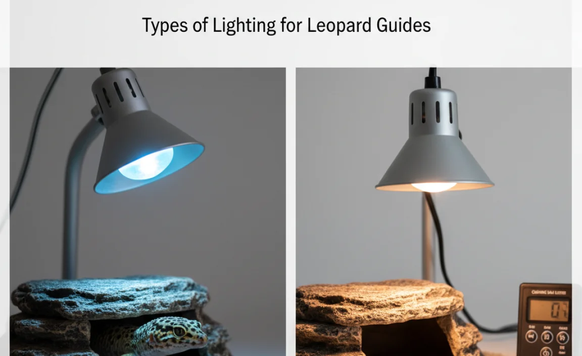 Types of Lighting for Leopard Geckos