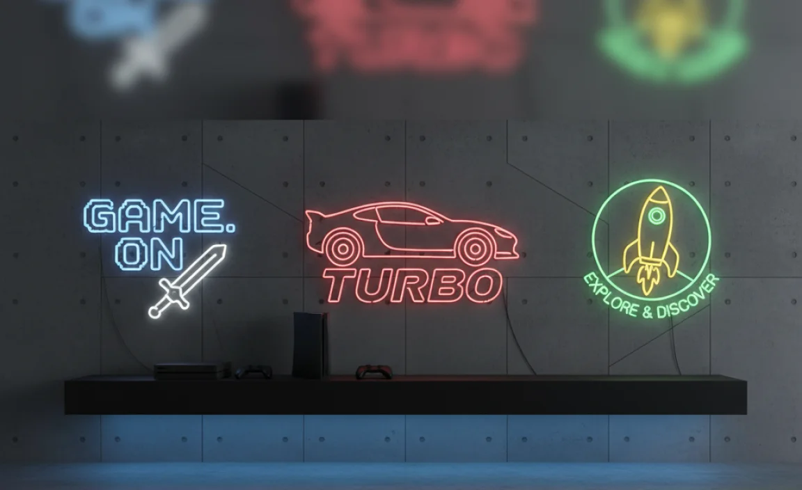 Types of Neon Signs for Guys&rsquo; Rooms