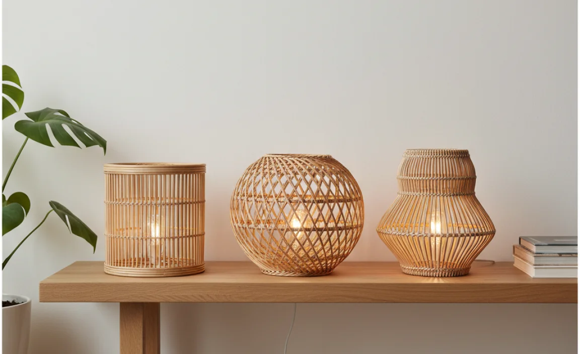 Types of Rattan Lamp Shades