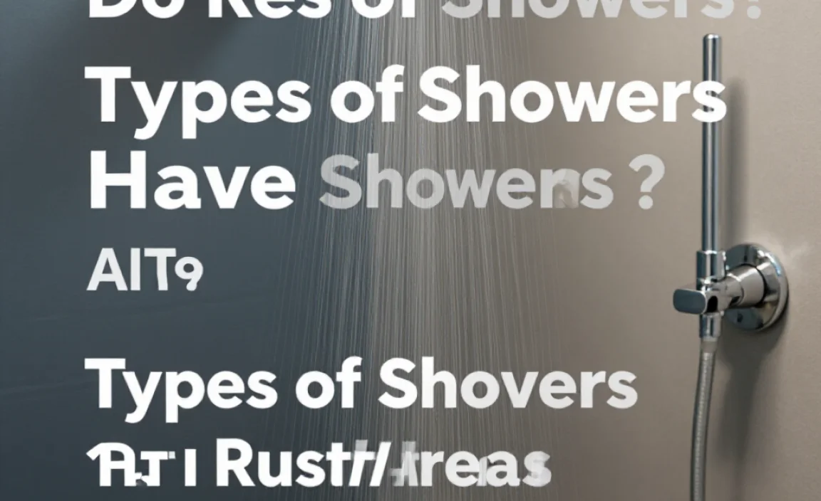 Types of Showers at Rest Areas