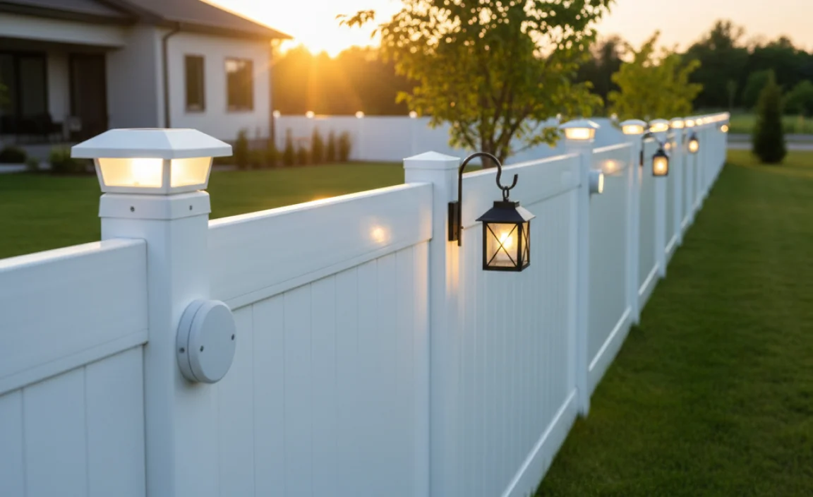 Types of Solar Lights Suitable for Vinyl Fence Posts
