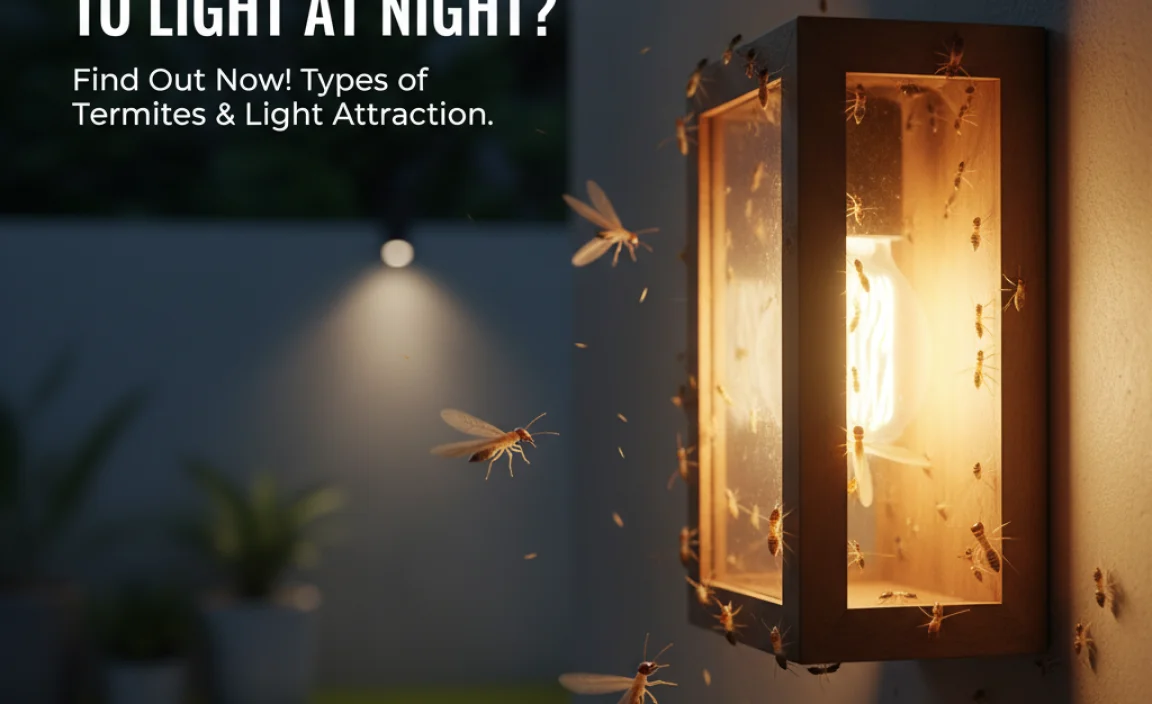 Types of Termites and Their Attraction to Light