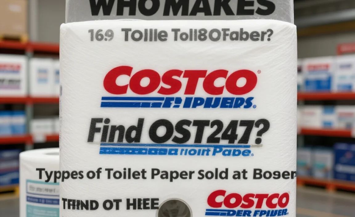 Types of Toilet Paper Sold at Costco