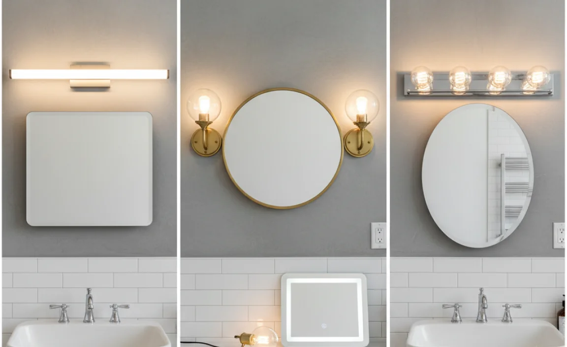 Types of Vanity Lighting Fixtures