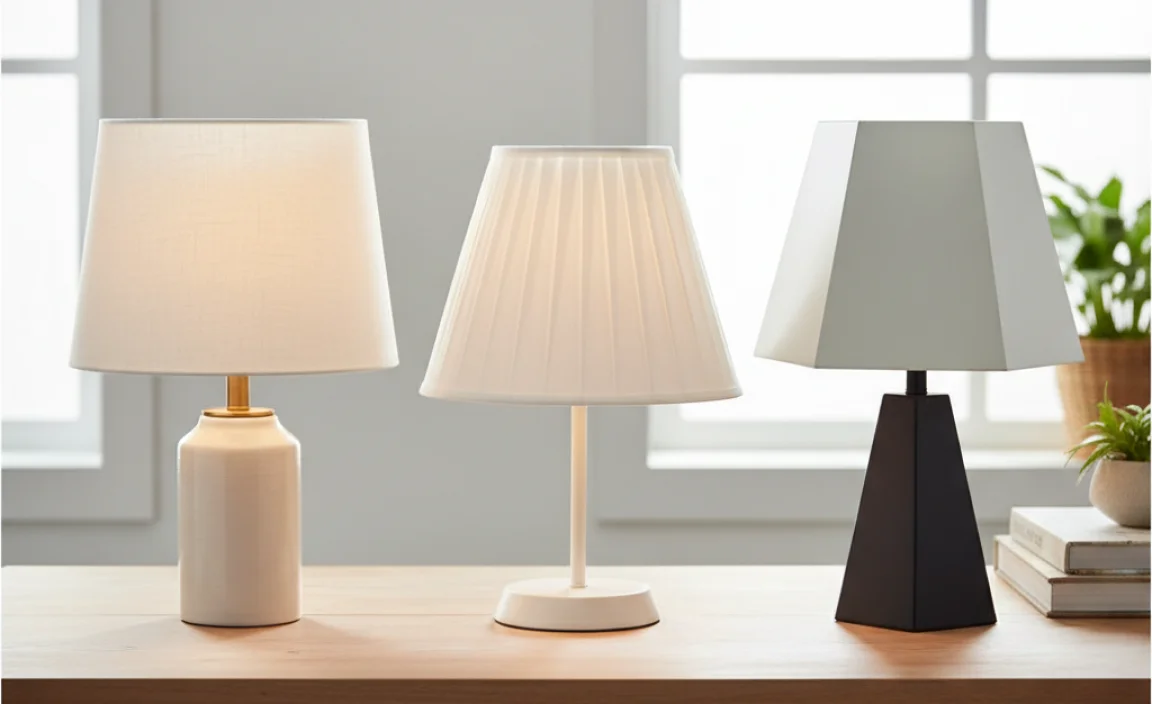 Types of White Lamp Shades