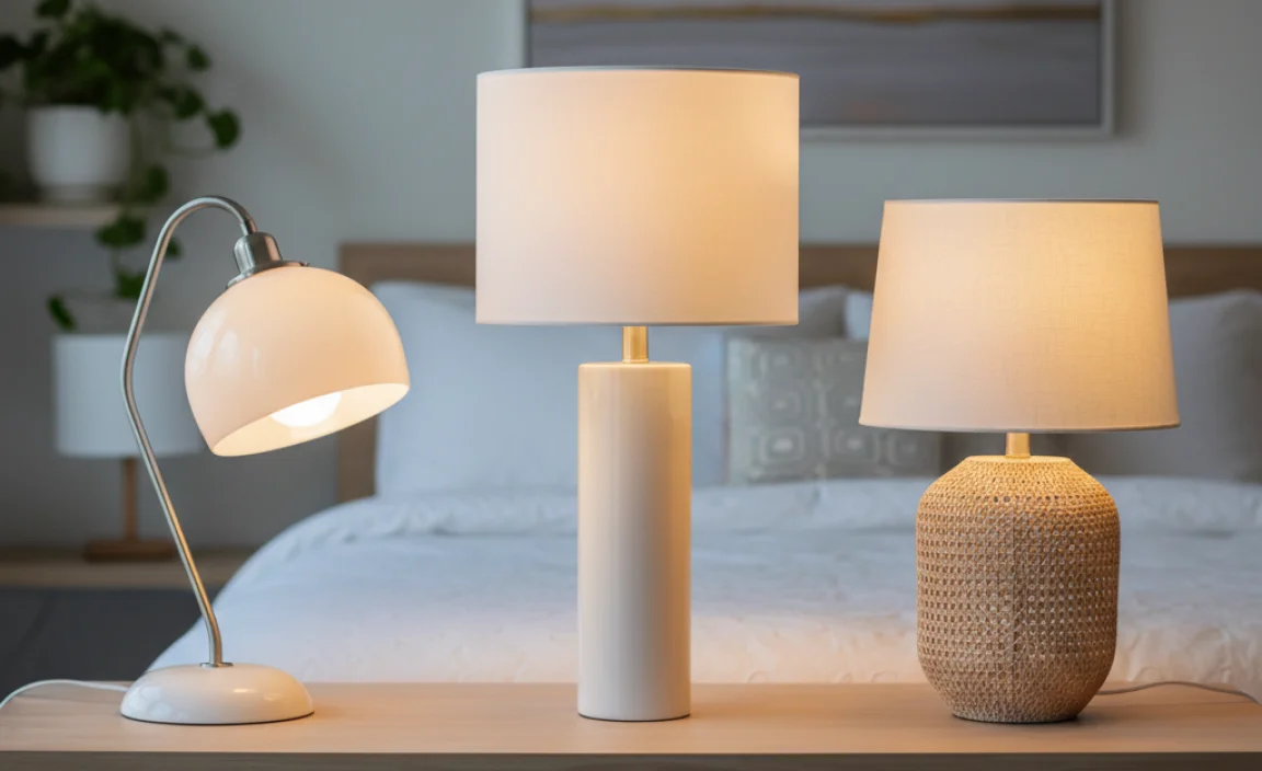 Types of White Table Lamps