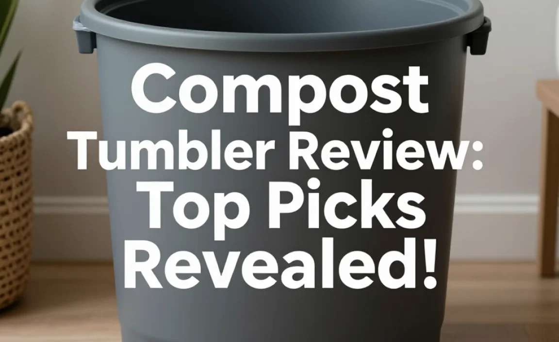 Ultimate Compost Tumbler Review: Top Picks Revealed!