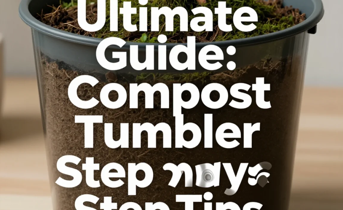 Ultimate Guide: Compost Tumbler Step by Step Tips