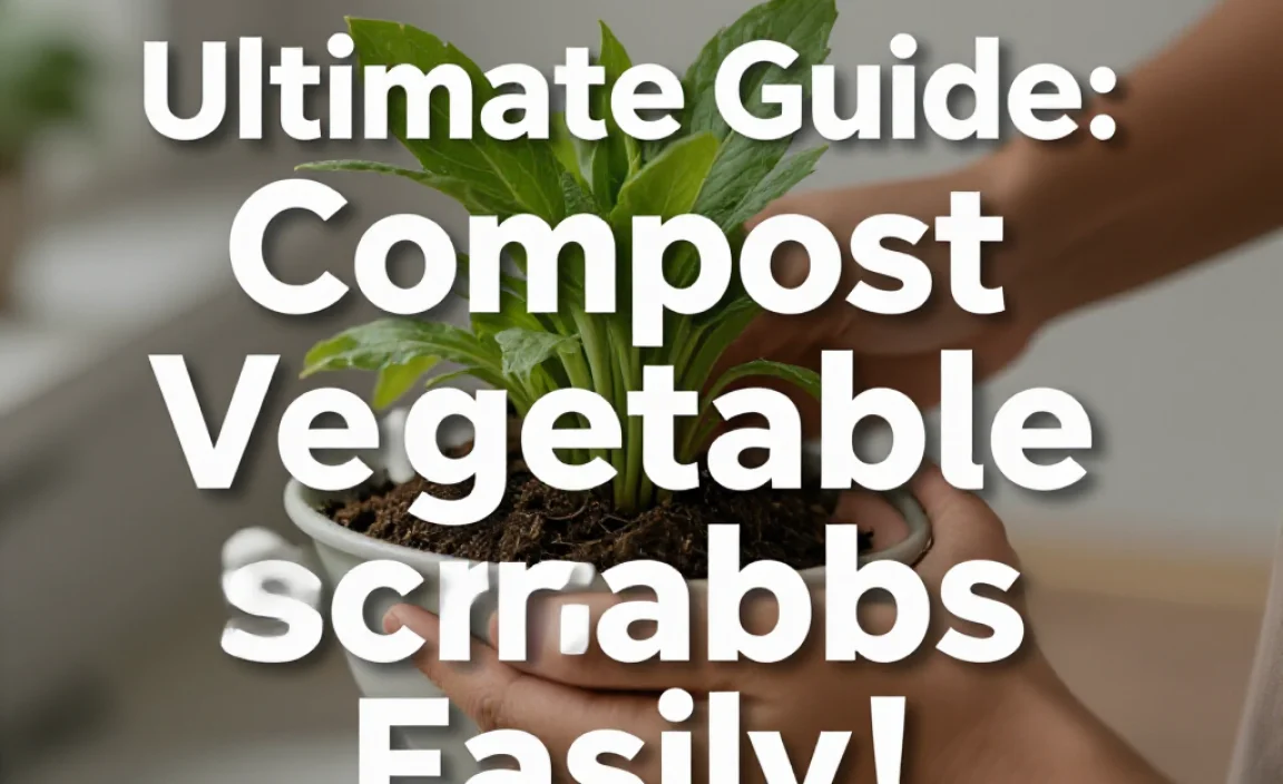 Ultimate Guide: Compost Vegetable Scraps Easily!